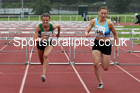 Women and Girls hurdles, 2021 North Eastern Track and Field Champs., Middesbrough. Photo: David T. Hewitson/Sports for All Pics